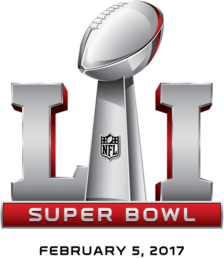 Super Bowl LI Alternate Logo v3 iron on transfers for T-shirts